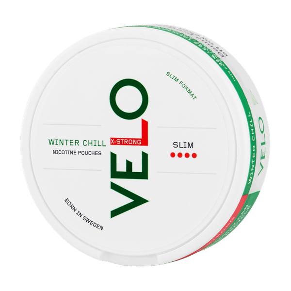 Pouches de nicotina VELO Winter Chill X-Strong Slim
