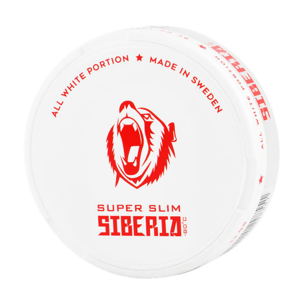 SIBERIA All White Super Slim nikotinpárnák