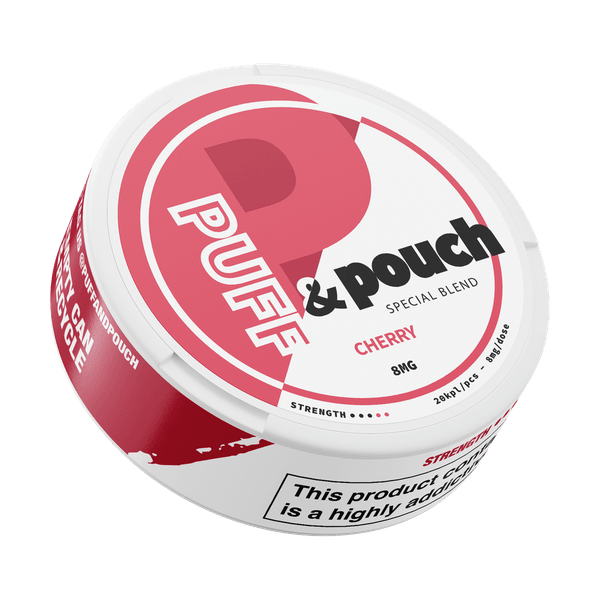 Puff and Pouch Cherry 8mg nicotinezakjes