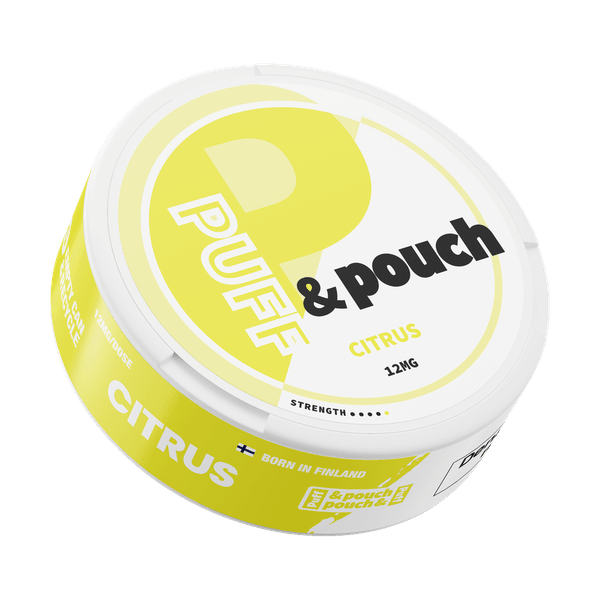 Puff and Pouch Citrus Strong 12mg nicotinezakjes