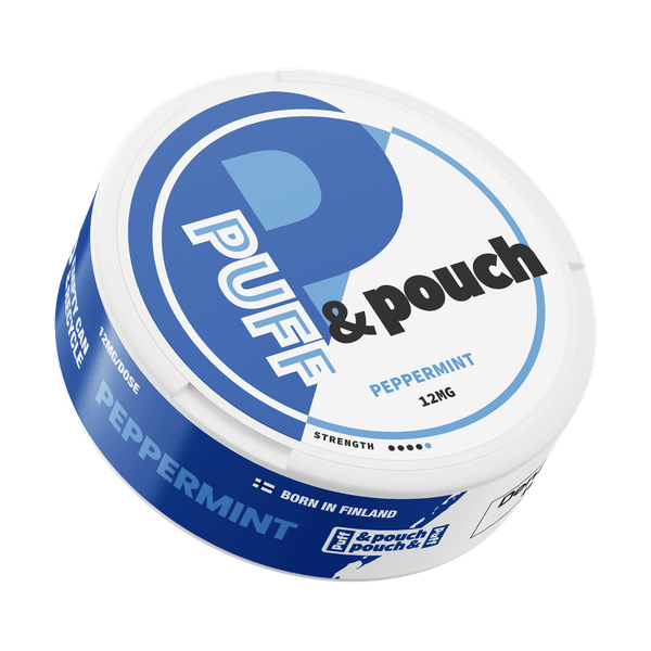 Puff and Pouch Peppermint 12mg nikotinpárnák