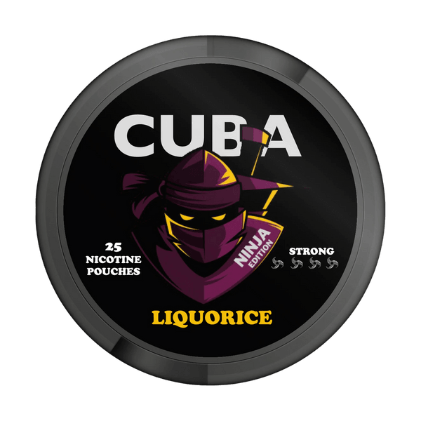 CUBA Ninja Liquorice nicotinezakjes
