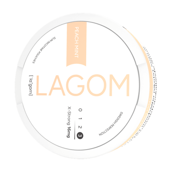 LAGOM Peach Mint 16mg nicotinezakjes