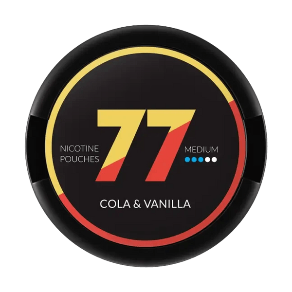 77 Cola & Vanilla Medium nicotinezakjes