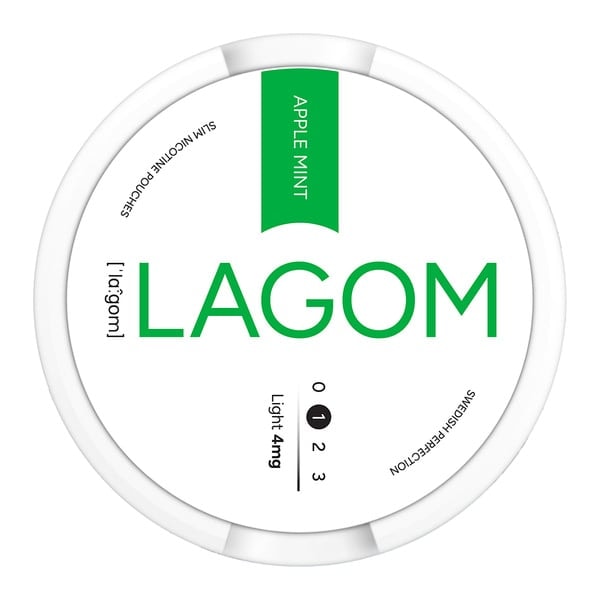 LAGOM Apple Mint Light 4mg nikotinpárnák