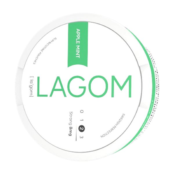 LAGOM Apple Mint Strong 8mg nikotinpárnák