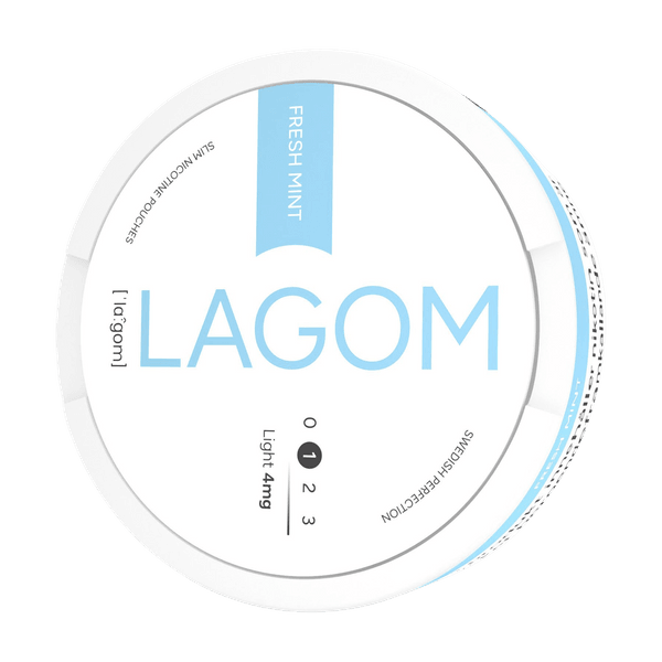 LAGOM Fresh Mint Light 4mg nikotinpárnák