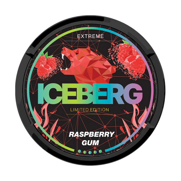 ICEBERG Raspberry Gum Extreme nicotinezakjes