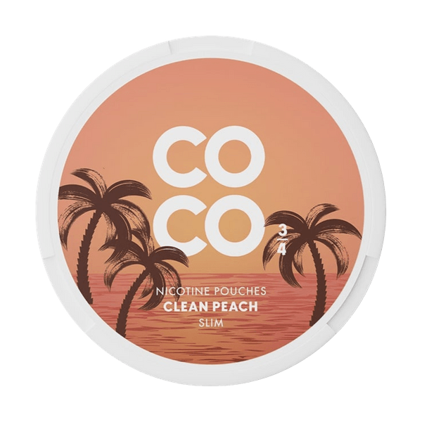 COCO COCO Clean Peach Slim nicotinezakjes