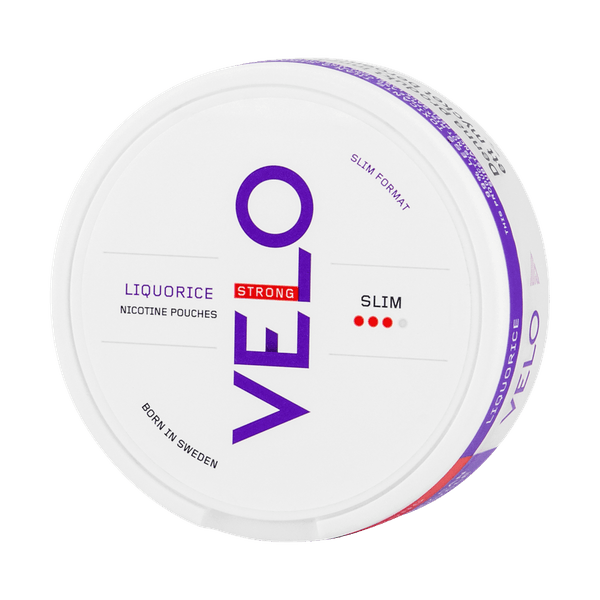 VELO Liquorice Strong Slim nicotinezakjes