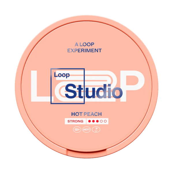 LOOP LOOP Hot Peach Strong nicotinezakjes