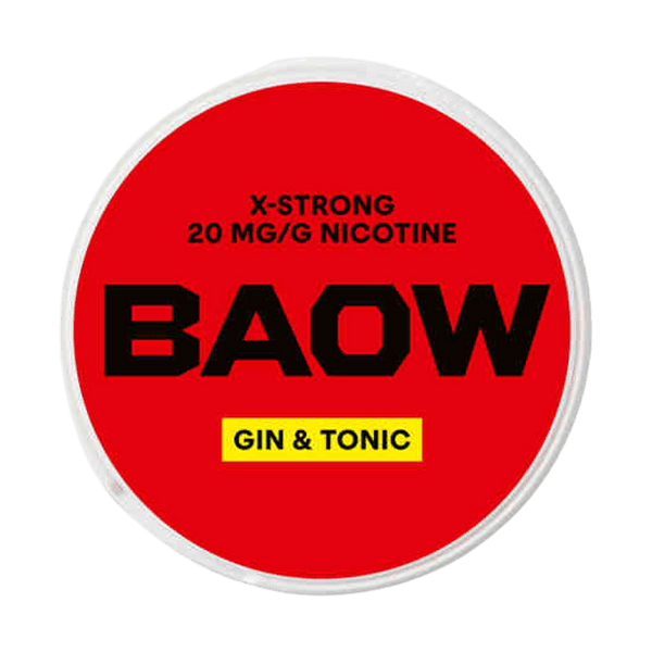 Pouches de nicotina BAOW Gin & Tonic X-strong