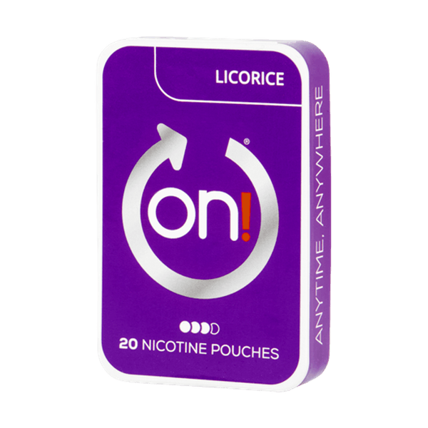 on! Liquorice 6mg nicotinezakjes